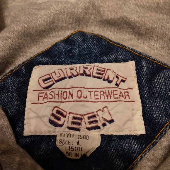 Vintage Current Seen Fashion Outerwear jean vest - Picture 4 of 15